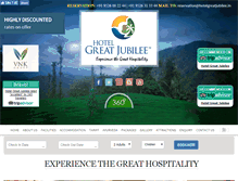 Tablet Screenshot of hotelgreatjubilee.in